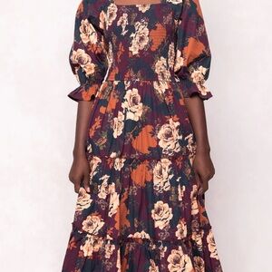 Ivy City Co Madeline Dress in Equinox Rose